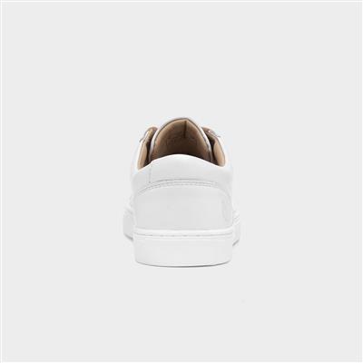 Tessa Womens White Canvas
