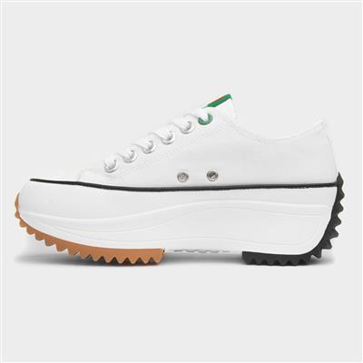 Strata Womens White Platform Canvas