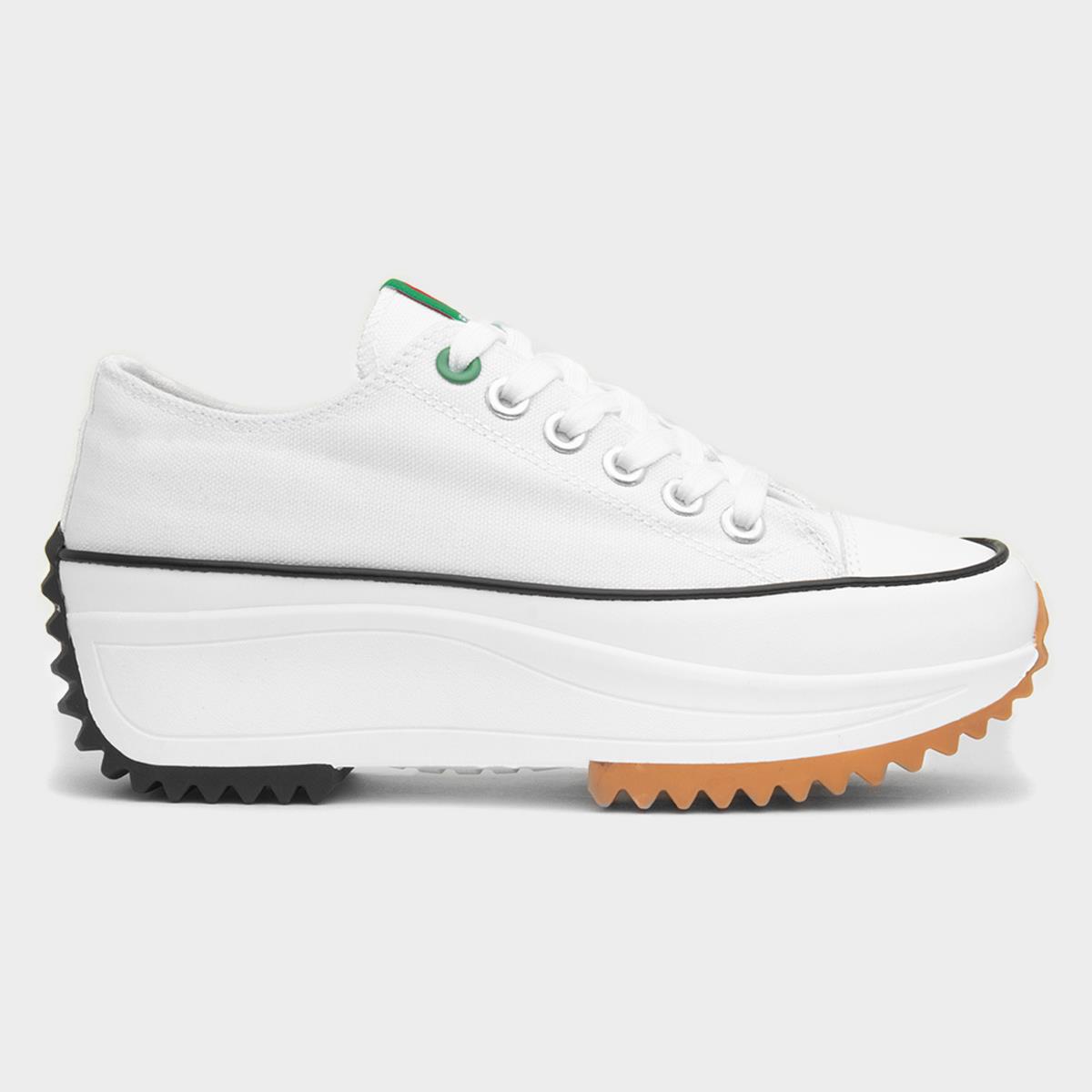 Strata Womens White Platform Canvas