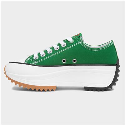 Strata Womens Green Platform Canvas