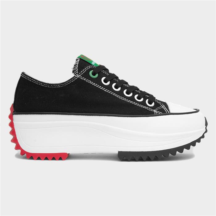 Strata Womens Black Platform Canvas