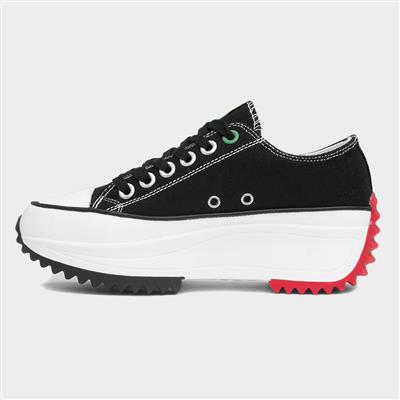 Strata Womens Black Platform Canvas