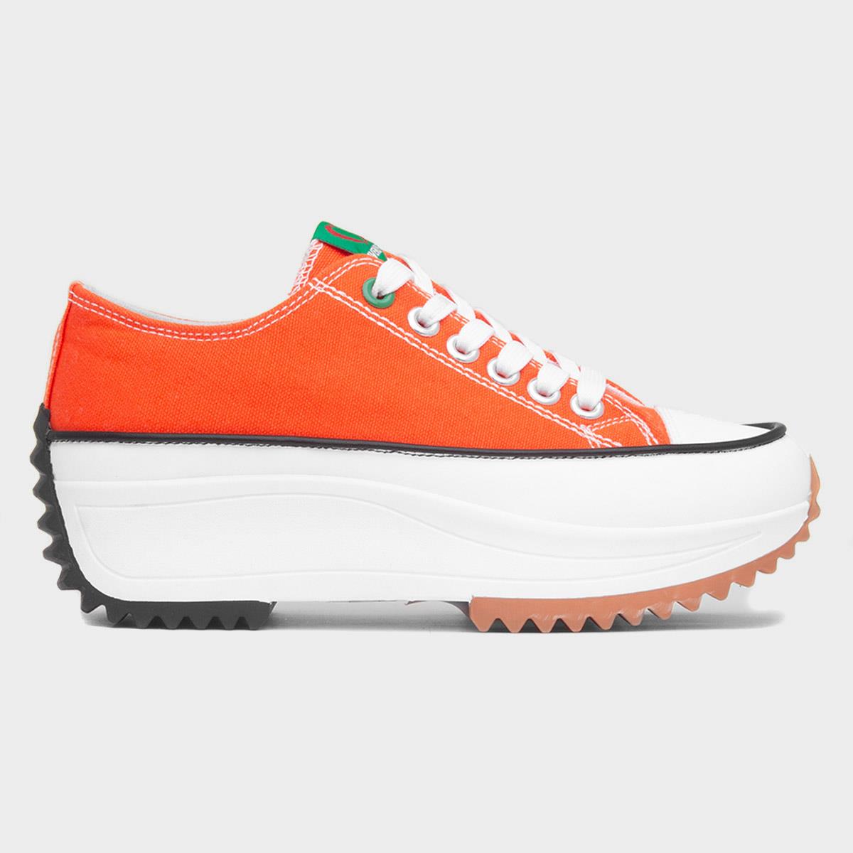 Strata Womens Orange Platform Canvas