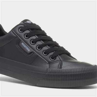 Cheery Sporty Womens Black Canvas