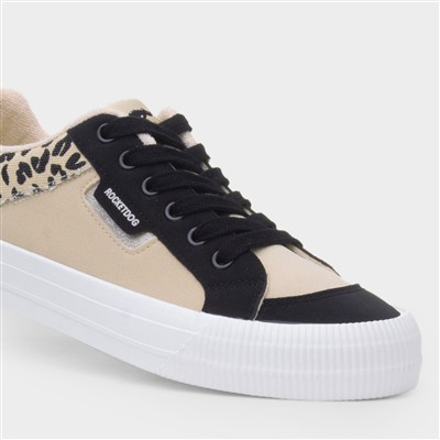 Cheery Leopard Womens Multi Canvas