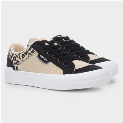 Cheery Leopard Womens Multi Canvas