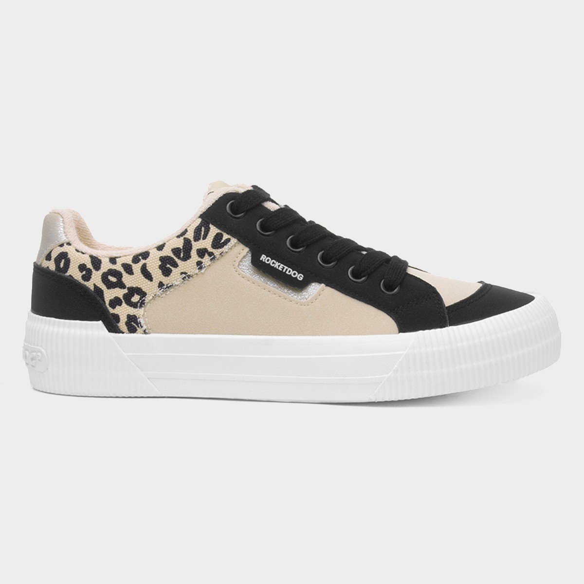 Cheery Leopard Womens Multi Canvas