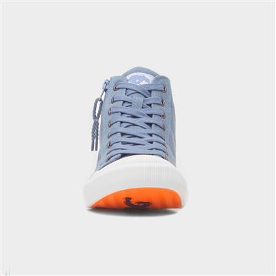 Jazzin Hi Bondi Womens Blue Canvas