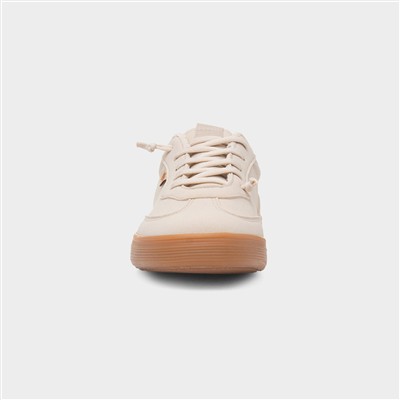 Zap London Womens Beige Canvas
