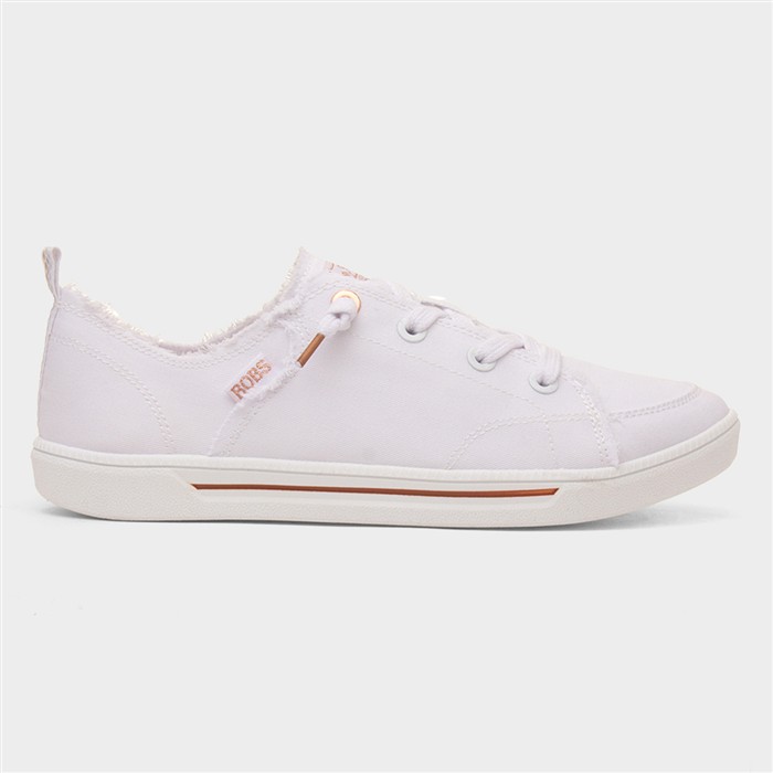 Skechers Bobs B Cute Womens White Canvas-16894 shoezone