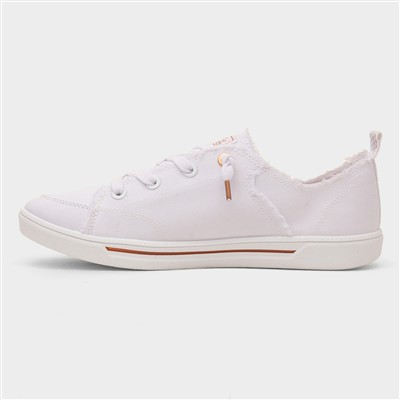 Bobs B Cute 2.0 Womens White Canvas