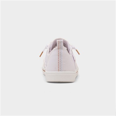 Bobs B Cute 2.0 Womens White Canvas