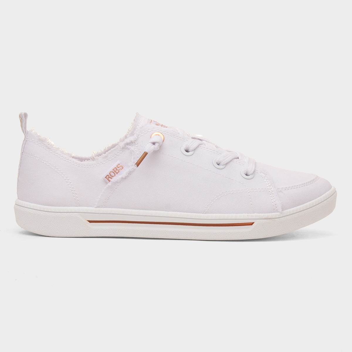 Bobs B Cute 2.0 Womens White Canvas