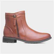Hush Puppies Scarlett Womens Tan Leather Boot (Click For Details)