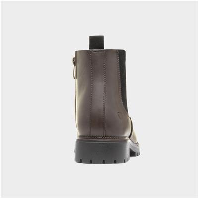 Angelina Womens Brown Chelsea Boot