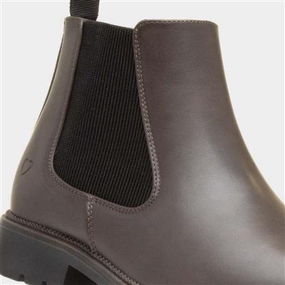 Angelina Womens Brown Chelsea Boot