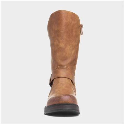 Maya Womens Tan Calf Boot