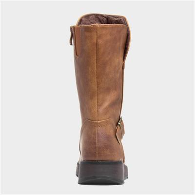 Maya Womens Tan Calf Boot