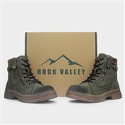 Rock Valley Amelia Womens Khaki Ankle Boot (Click For Details)
