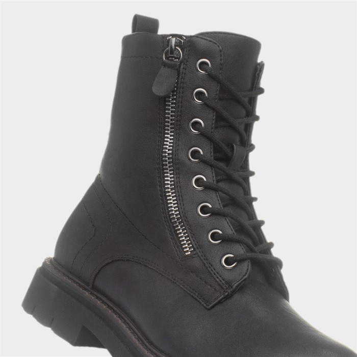 Isabella Womens Black Ankle Boot