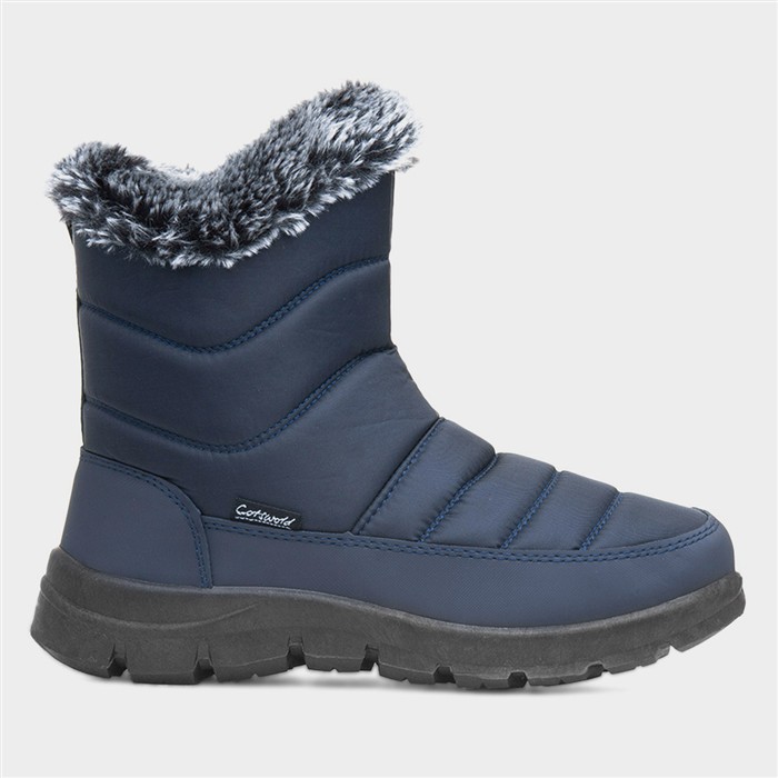 Longleat Womens Navy Waterproof Boot