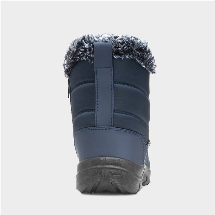 Longleat Womens Navy Waterproof Boot