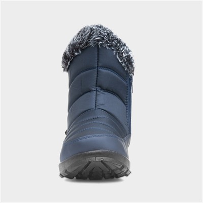 Longleat Womens Navy Waterproof Boot