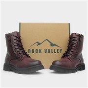 Rock Valley Isabella Womens Burgundy Lace Up Boots (Click For Details)