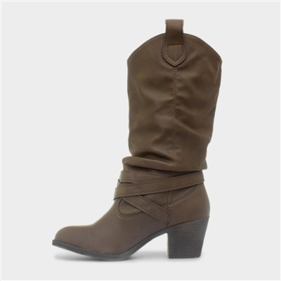 Sidestep Graham Womens Brown Boots