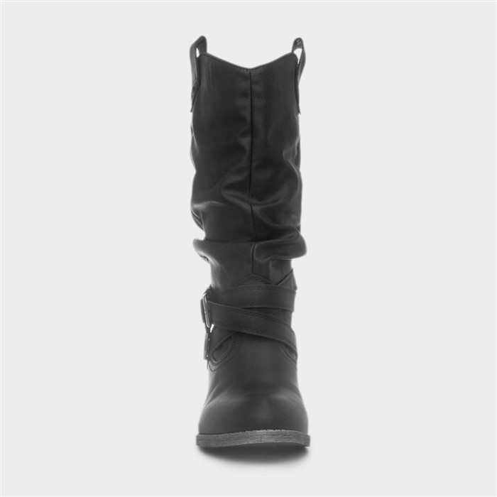 Lewis Sidestep Womens Black Boots