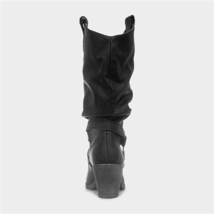 Lewis Sidestep Womens Black Boots
