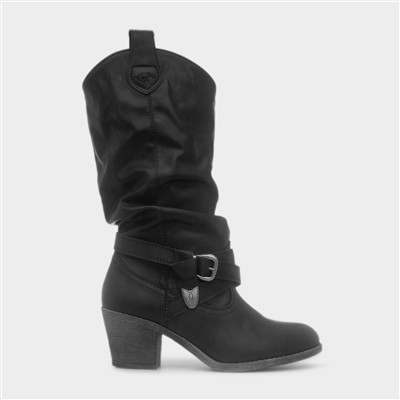 Lewis Sidestep Womens Black Boots
