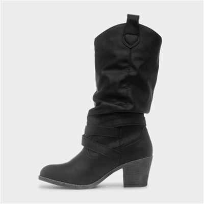 Lewis Sidestep Womens Black Boots