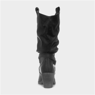 Lewis Sidestep Womens Black Boots