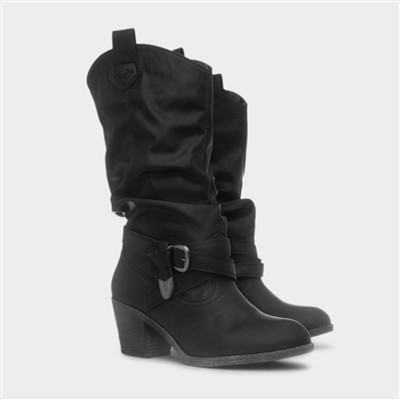 Lewis Sidestep Womens Black Boots