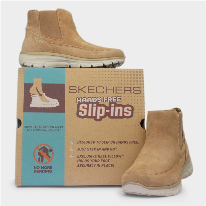 Slip-Ins Easy Going Womens Tan Suede Boot