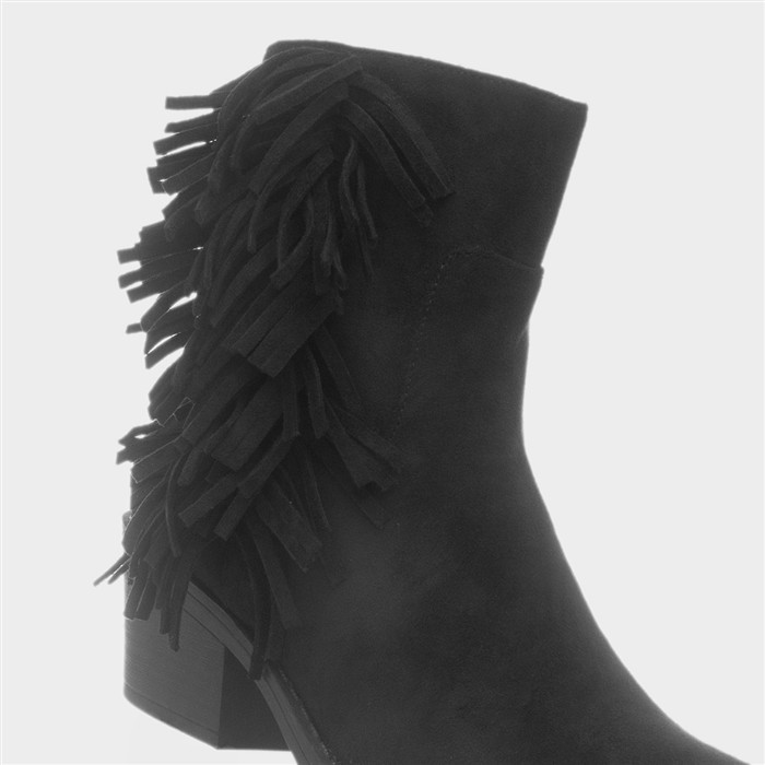 Yankee Coast Womens Black Ankle Boots