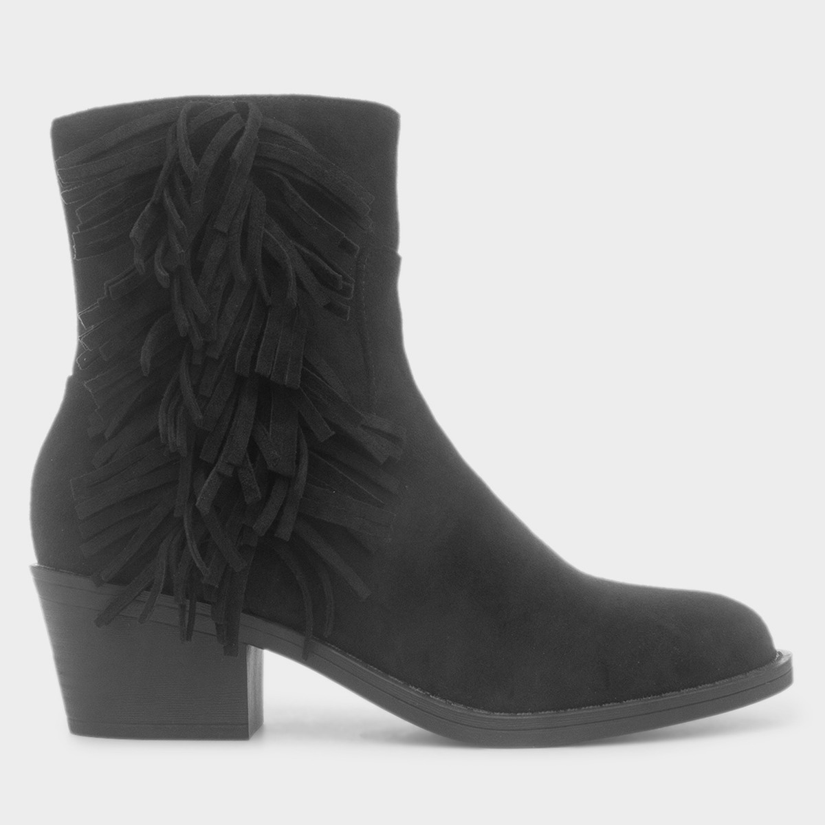 Yankee Coast Ladies Black Ankle Boots