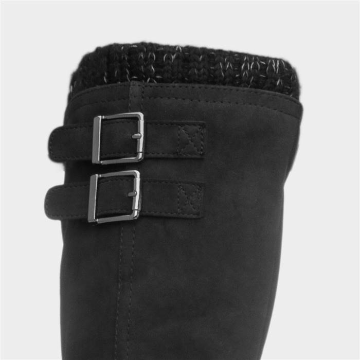 Freya Womens Black Knee High Boot