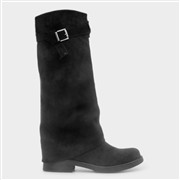 Krush Charlotte Womens Black Buckle Knee High Boot (Click For Details)
