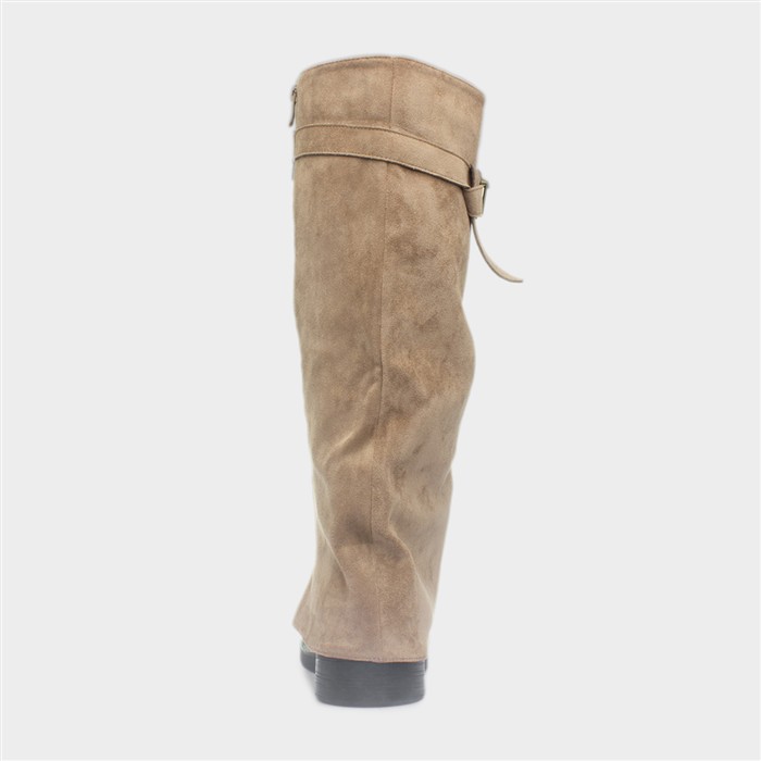 Charlotte Womens Sand Brown Buckle Boot