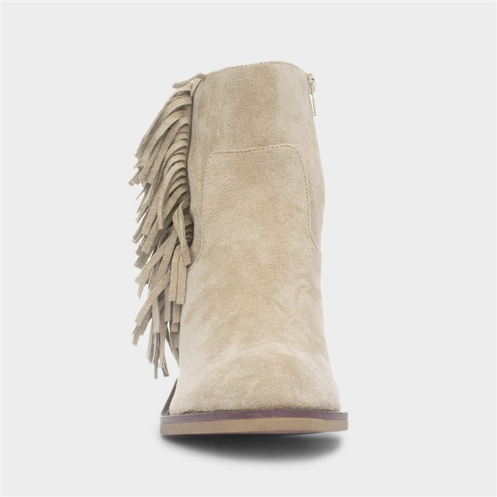 Yankee Coast Womens Taupe Ankle Boot