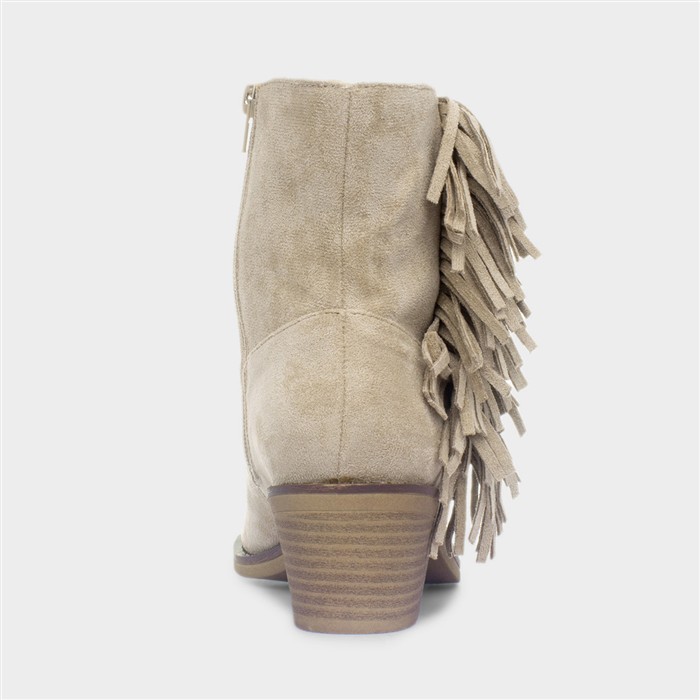 Yankee Coast Womens Taupe Ankle Boot