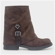 Krush Florence Womens Chocolate Brown Buckle Boot (Click For Details)