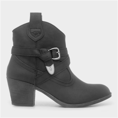 Satire Lane Womens Black Western Boot