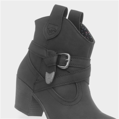 Satire Lane Womens Black Western Boot