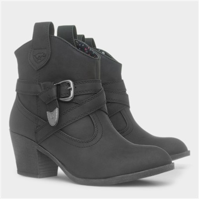Satire Lane Black Western Boot