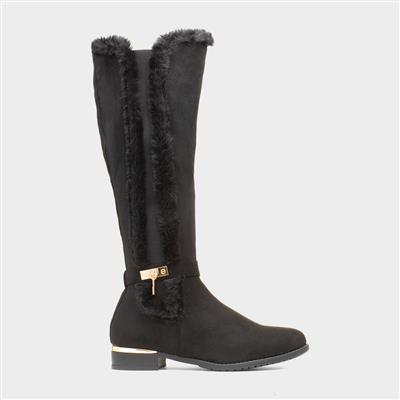 Amelie Womens Black Calf Boot