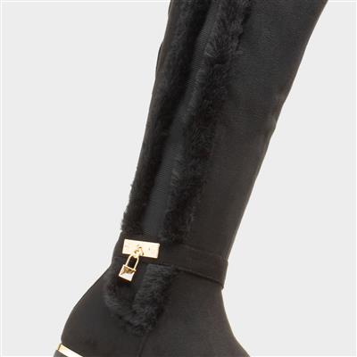 Truffle Amelie Womens Black Calf Boot