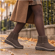 Skechers Slip-Ins Easy Going Womens Chocolate Boot (Click For Details)